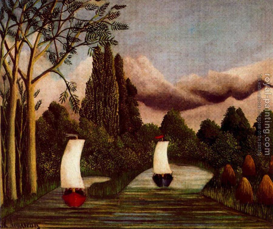 Henri Rousseau : The Banks of the Oise